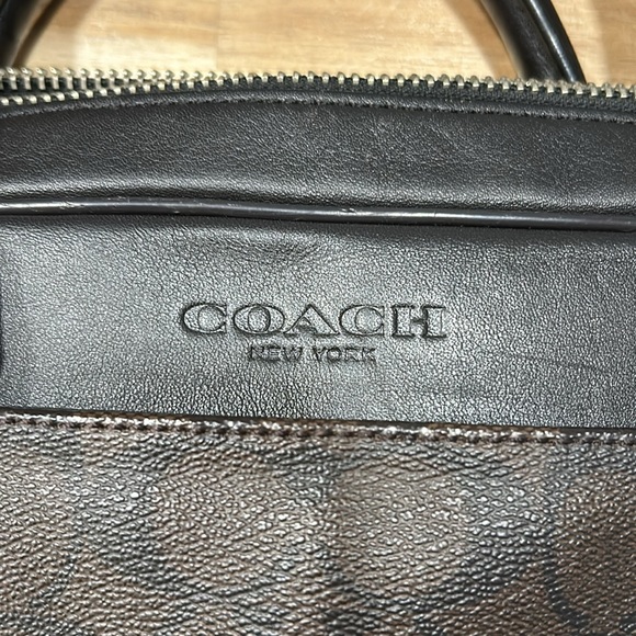 Coach Men’s Briefcase Brown Monogram - Picture 3 of 6